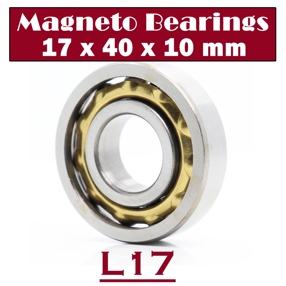 

L17 Magneto Bearing 17*40*10 mm ( 1 PC ) Angular Contact Separate Permanent Motor Ball Bearings FBL17 17WE