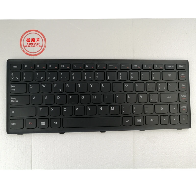 

SP Spanish laptop keyboard For Lenovo G400S G405S S410p G400AS G410s Z410 g405s FLEX14A FLEX14g Flex 14D black