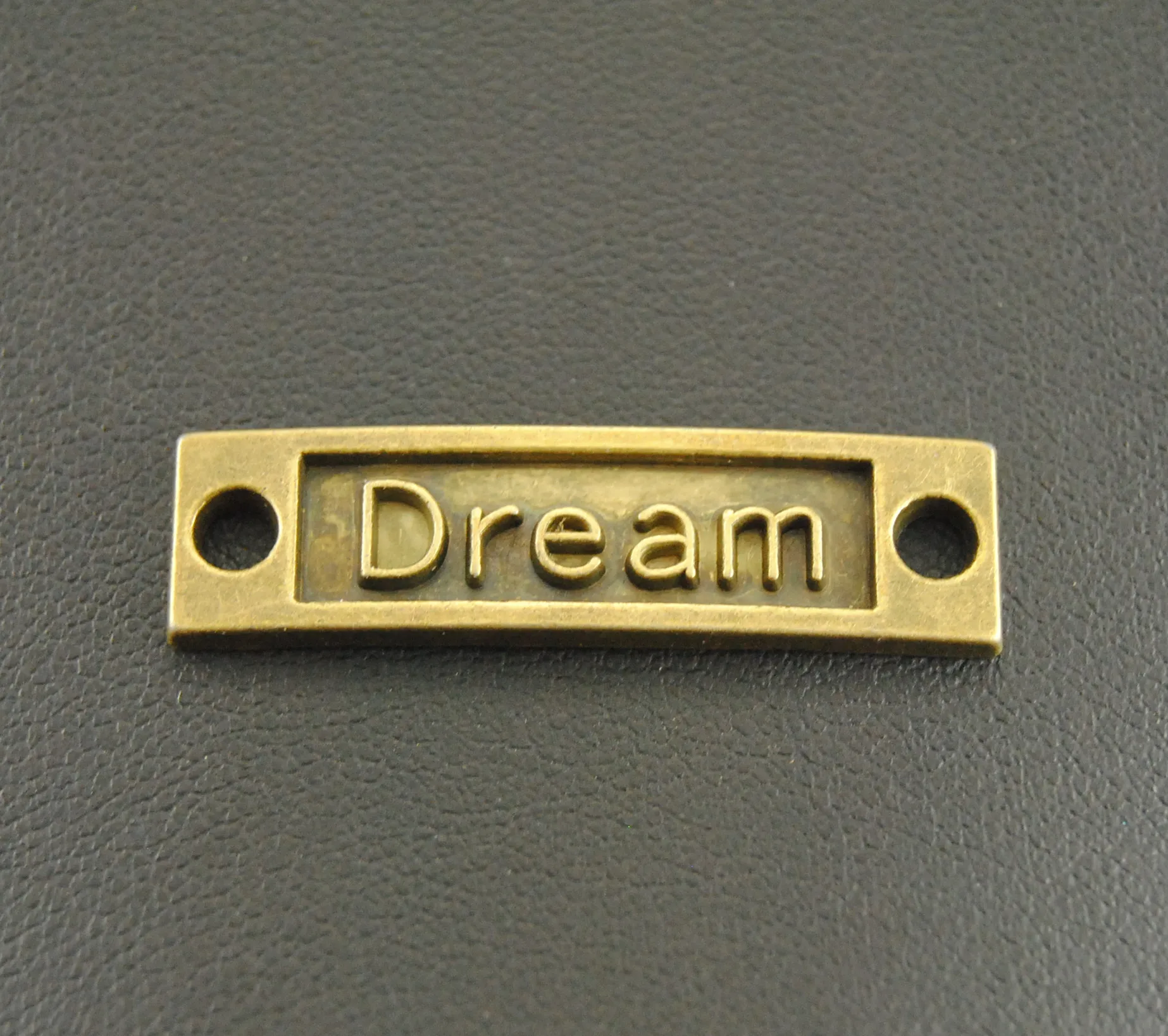 15pcs  Bronze Color Letter Dream Connector Inspiration Charms DIY jewelry making A412