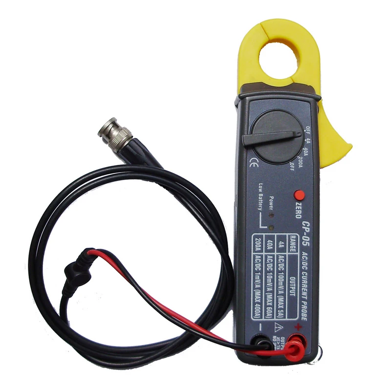 CP-05, AC DC 200A 100kHz Sonda prądowa AC DC, miernik cęgowy do oscyloskopu, multimetru, amperomierza, tester, narzędzie do pomiaru prądu