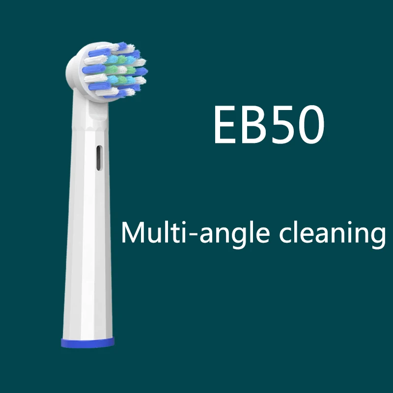 Cabezal de cepillo de dientes eléctrico de repuesto profesional, cabezales de cepillo de dientes eléctrico para Oral-B EB17/EB20/EB50, cuidado sensible, limpieza precisa