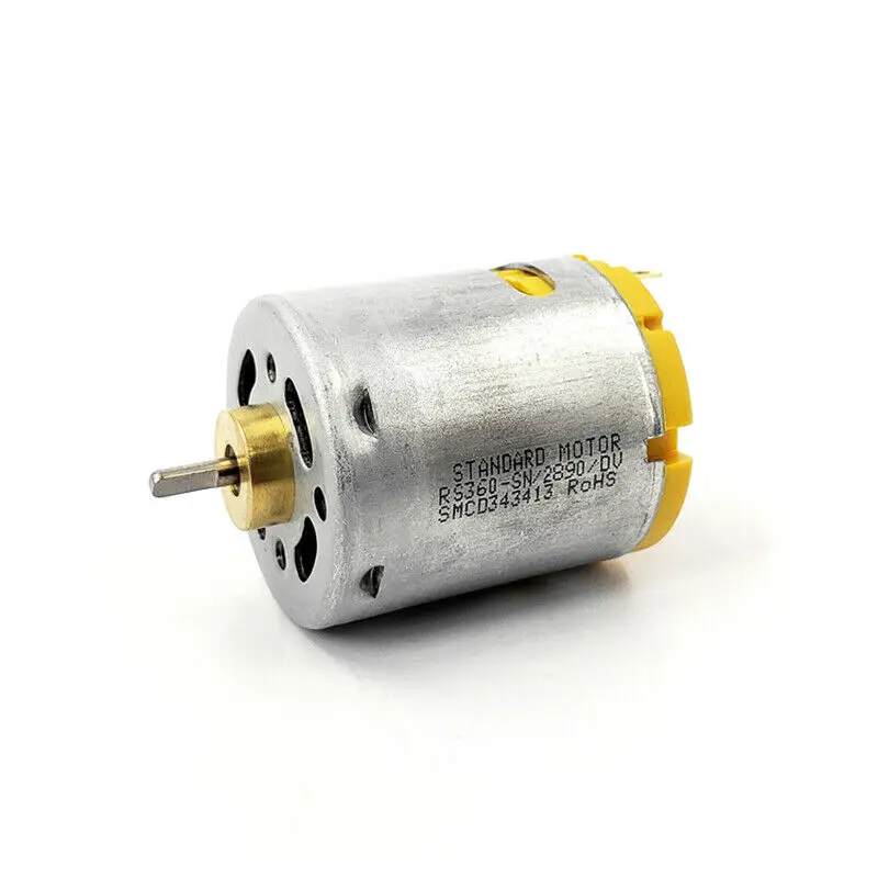 1PC Standard RS360-SN/2890 Carbon Brush Motor DC 6V~12V 17000RPM High Speed Front Copper Bearing Strong Magnetic Large Torque