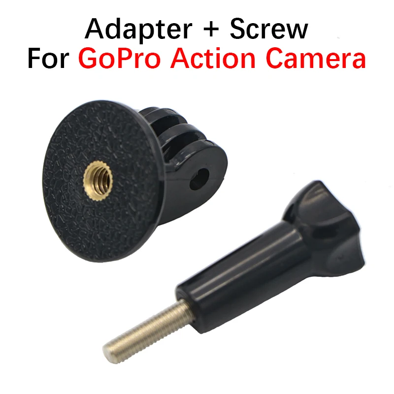 กล้องอะแดปเตอร์สำหรับ GoPro 9/8/7/6/5เชื่อมต่อขาตั้งกล้องสกรูติดตั้งกล้องกีฬา Converter อุปกรณ์เสริม