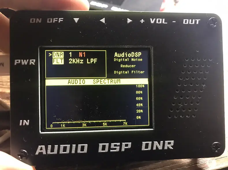 

Audio DSP Noise Reducer DNR Digital Filter SSB CW Ham radio YAESU ICO M FT-817 857 897 KX3 FT-818 + Speaker + LCD Aduio Spectrum