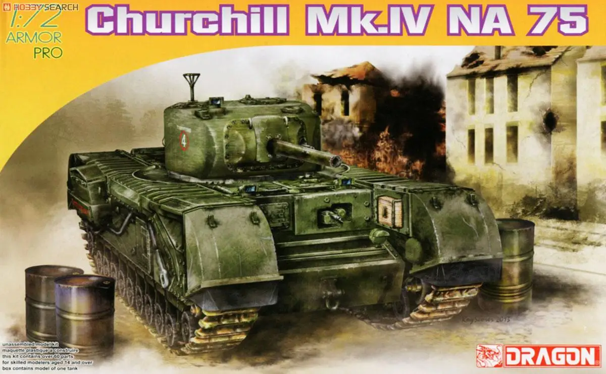 

DRAGON 7507 1:72 scale Churchill Mk.IV NA75 model kit