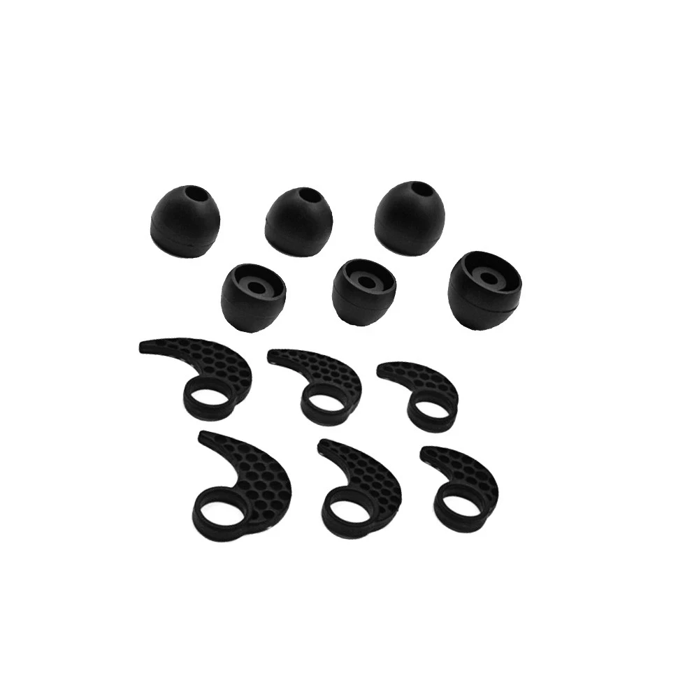 Новые силиконовые насадки для ушей, набор наушников для JayBird BlueBuds X X2 & X3, спортивные Bluetooth-наушники, сменные наушники-вкладыши, наушники, крючки для ушей