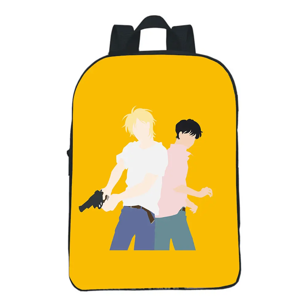 12 Cal Anime BANANA FISH plecak Cosplay tornister plecak na laptopa Unisex plecak podróżny pojedyncza warstwa package.Support custom