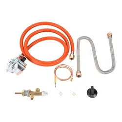 Propane Fire Pit Gas Control Valve System Regulator Kit 3/8