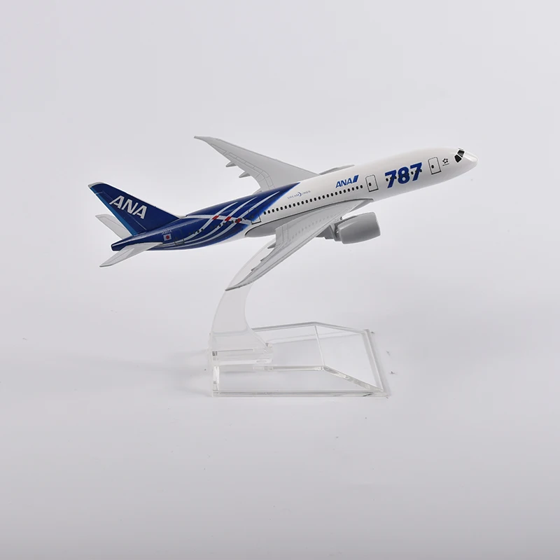 Jason Tutu 16Cm Ana Boeing 787 Vliegtuig Model Vliegtuig Model Vliegtuigen Diecast Metal 1/400 Schaal Vliegtuigen Fabriek Groothandel Dropshippi