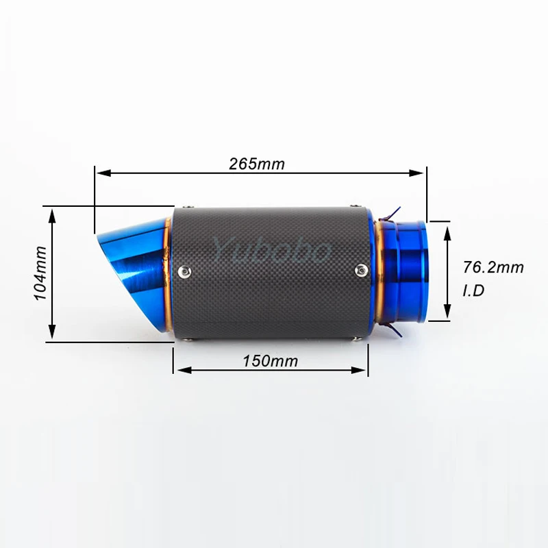 2019-2021 Slip-on Motorcycle Exhaust Pipe CB650R CBR650R CB650F Carbon Fiber Silencer System Modified Manifold Mufflers End Can