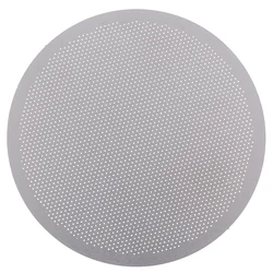 1 pcs Reusable Stainless Steel Disc Kitchen Coffee Accessories Metal Ultra Thin Filter Mesh For Coffee Maker