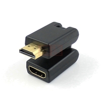 Connector Adapter 270 180 90 Degree Angle HDMI-compatible Male to HDMI Female Converters for 1080P HDTV Cable Adaptor Extender