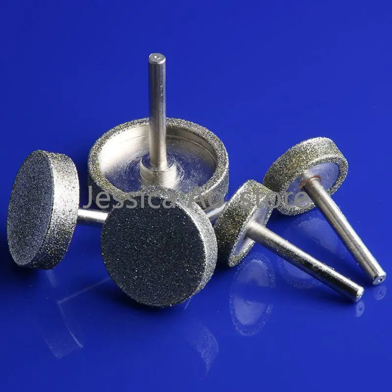 20-50mm 60/240 grana mola diamantata a forma piatta giada disco abrasivo lucidatura macchina per maglieria piatta levigatura della superficie della giada