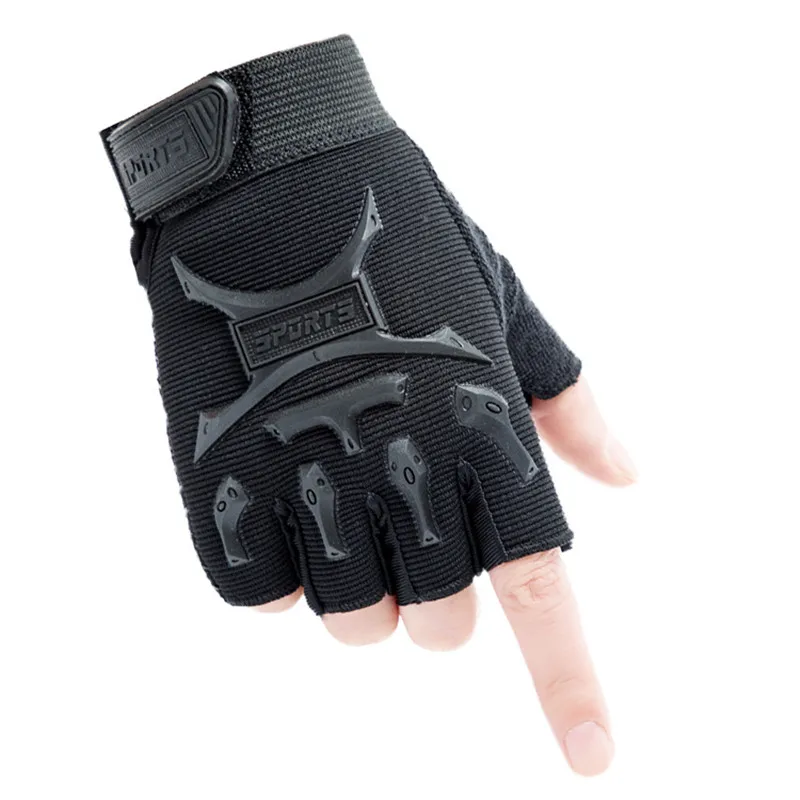 Kids Tactical Fingerless Gloves for 4-14 Years Old Military Armed Anti-Skid Sport Outdoor Half Finger Children Boys Girls Gloves