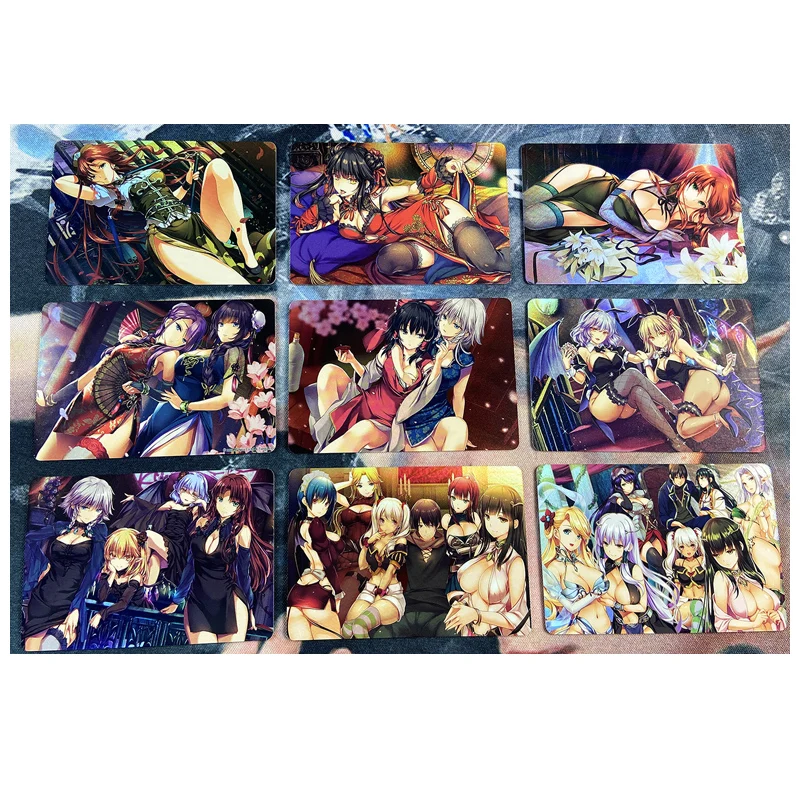 

9pcs/set ACG Sexy Girls No.2 Cheongsam Dress Girl Oriental Project Toys Hobbies Hobby Collectibles Game Collection Anime Cards