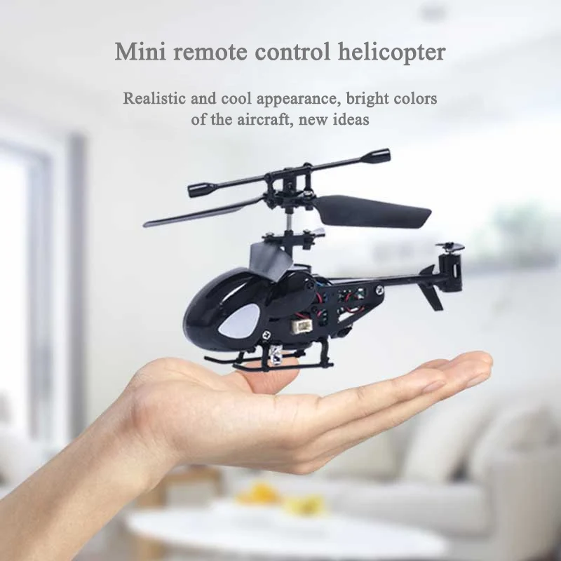 QS5010 3.5-channel mini remote control plane anti-fall and wind-resistant helicopter model children\'s educational toys