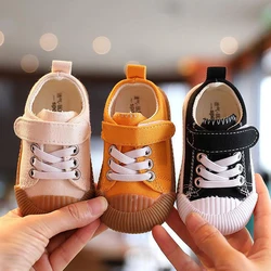 Solid Color Baby Shoes Children Canvas Shoes All-purpose Non-slip Breathable Walking Shoes For Boys And Girls Kids Sneakers