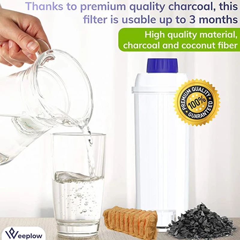 Sostituisci il filtro dell'acqua Delonghi DLSC002, il filtro dell'acqua sostitutivo della macchina da caffè Delong ECAM ESAM ETAM serie BCO