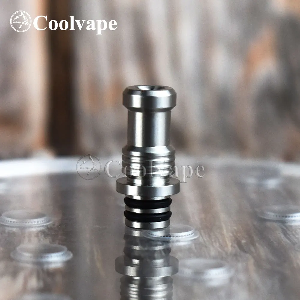 coolvape 510 metal Long Drip Tip Drip Tip electronic cigarette rda For MTL Atomizer Berserker V2 MTL RTA