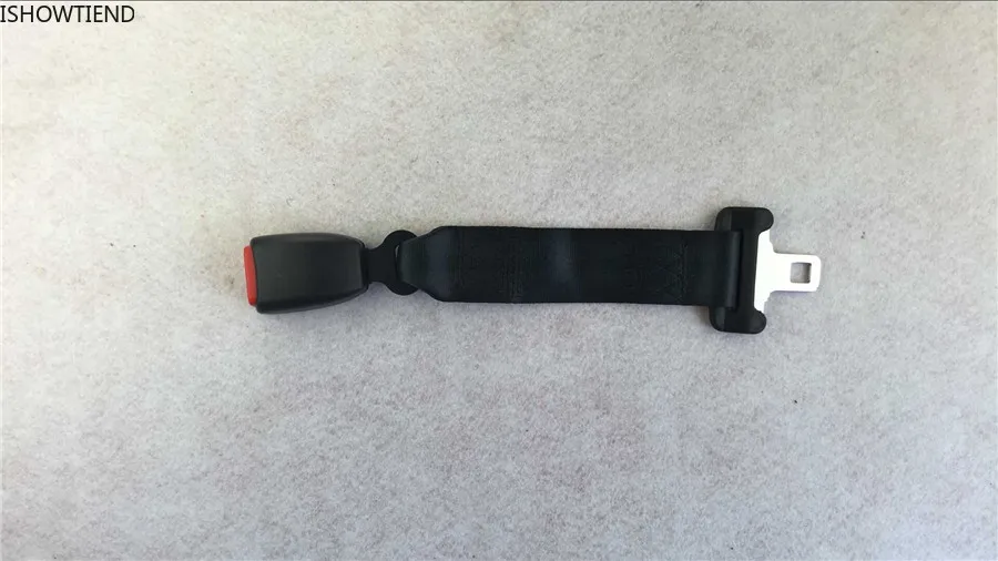 Car Seat Seatbelt Adjustable Safety Belt Auxiliary Band Extender Automobiles 25MM Buckle Safety Belt Extension Belts 36CM Black