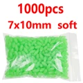 1000 piezas de 7x10 mm, color verde