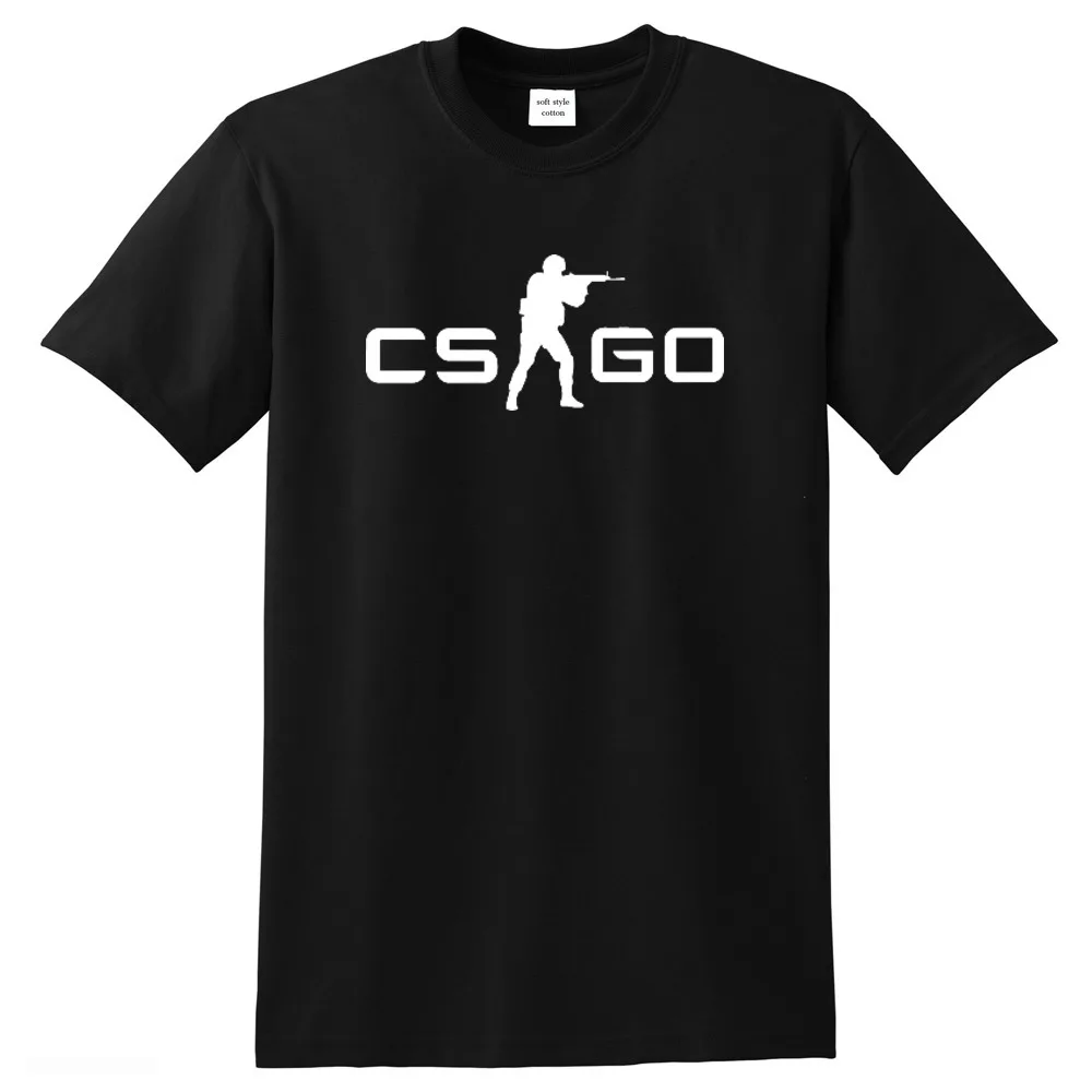 Men's t shirt High Quality 100% Cotton Men T Shirts Print CSgo summer mens tee shirts o-neck t-shirt streetwear game