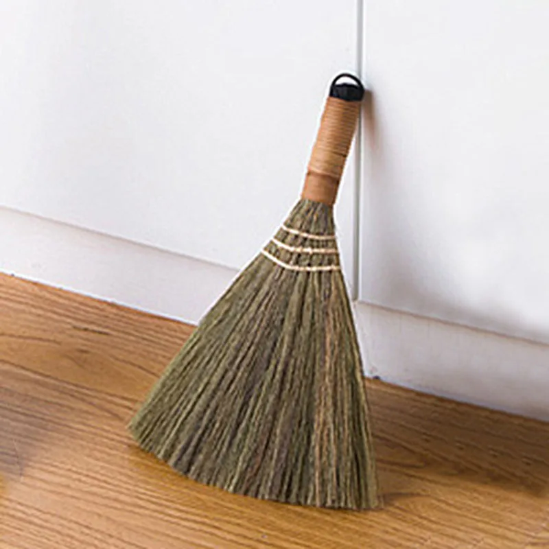 High Quality Japanese Style Broom With Short-handle Soft Bristle Wood Floor Brush Clean Sweeping Multifunction Household