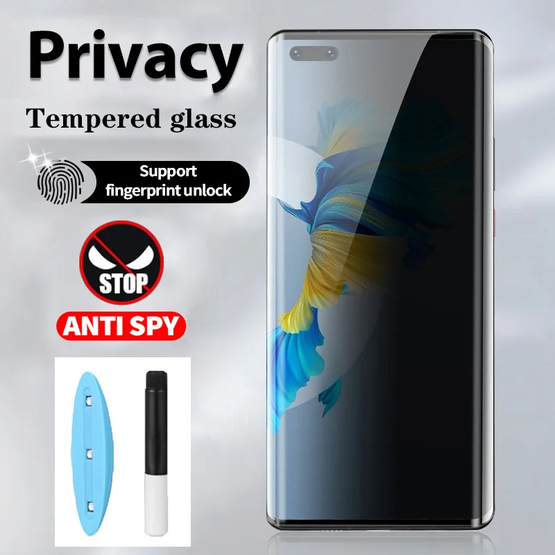 

Anti Spy Glare Tempered Glass Film For Huawei P30 P40 P50 Mate 20 30 40 Pro Privacy Screen Protector P 30pro 40pro 50pro 20pro