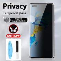 Anti Spy Glare Tempered Glass Film For Huawei P30 P40 P50 Mate 20 30 40 Pro Privacy Screen Protector P 30pro 40pro 50pro 20pro