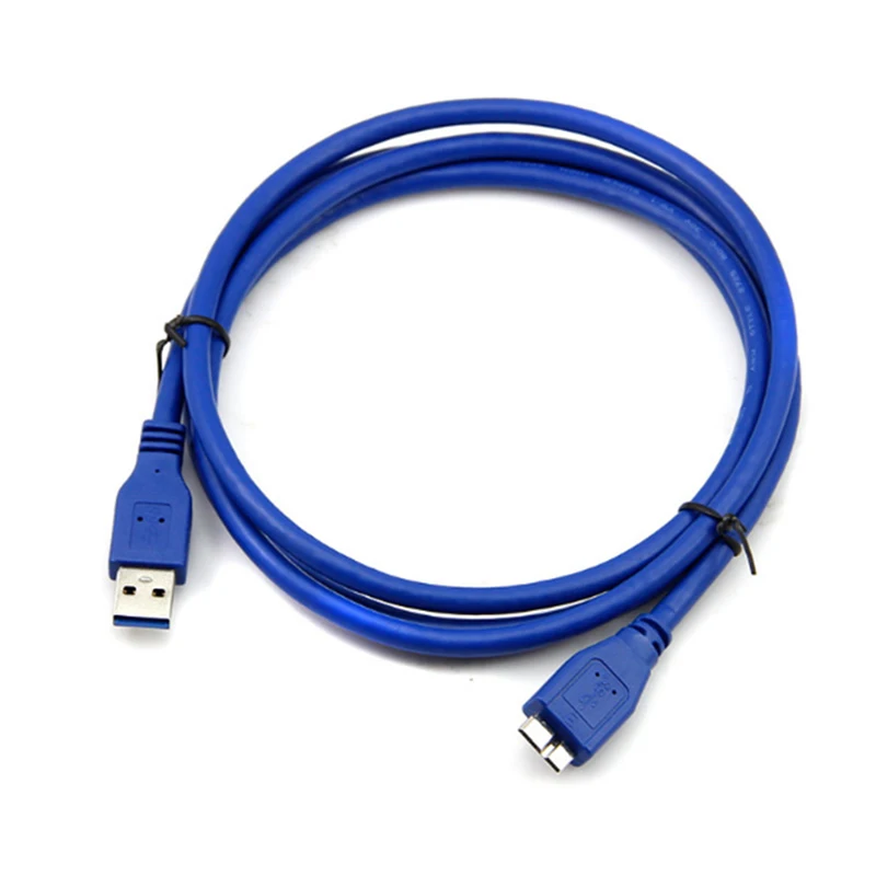 Hot!!! Micro USB 3.0 Cable 2.1A 1M Fast Charging Data Cable USB Cord Mobile Phone Cables for Samsung Note 3 S5 Toshiba Hard Disk