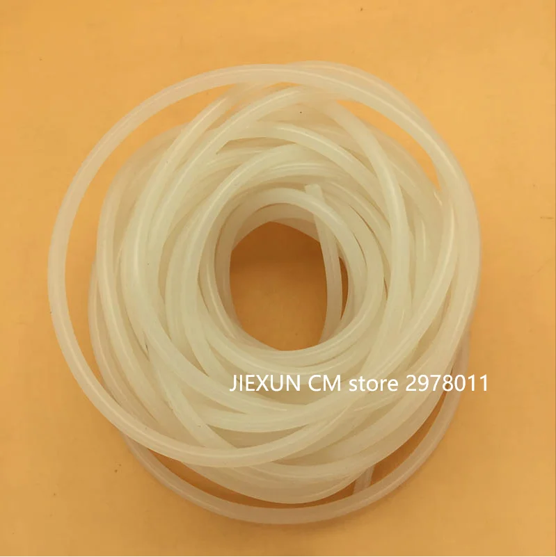 5meter Silicone ink tube soft pipe hose 4*2mm 5*3mm 6*4mm tubing for ink pump /cap top/ syringe Roland Mutoh Mimaki Xuli printer