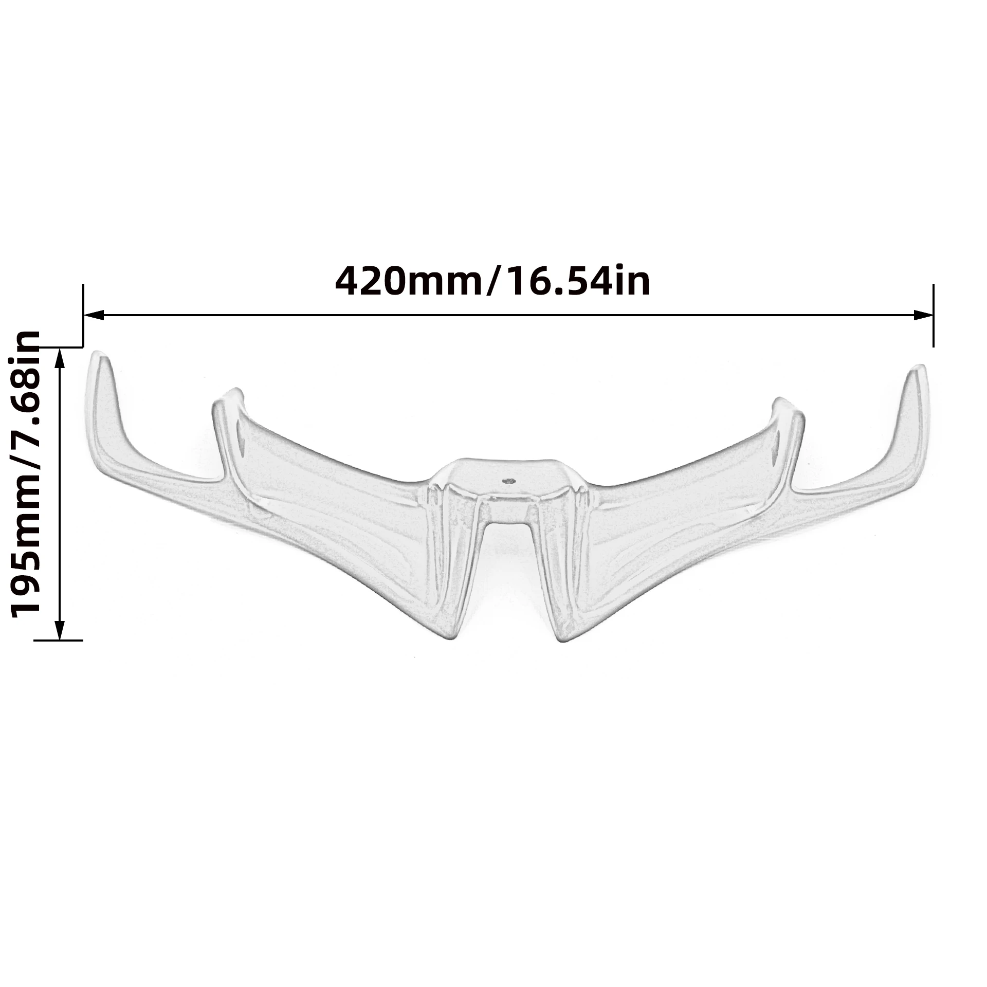 RS200 ABS Motorcycle Front Fairing Winglets Aerodynamic Protection Guard  Cover For BAJAJ Pulsar RS 200 Accessories Parts