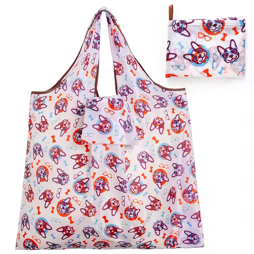 Big Size Thick Nylon Large Tote ECO Reusable Polyester Portable Shoulder Women's Handbags Folding Pouch Shopping Bag Foldable - Image 14