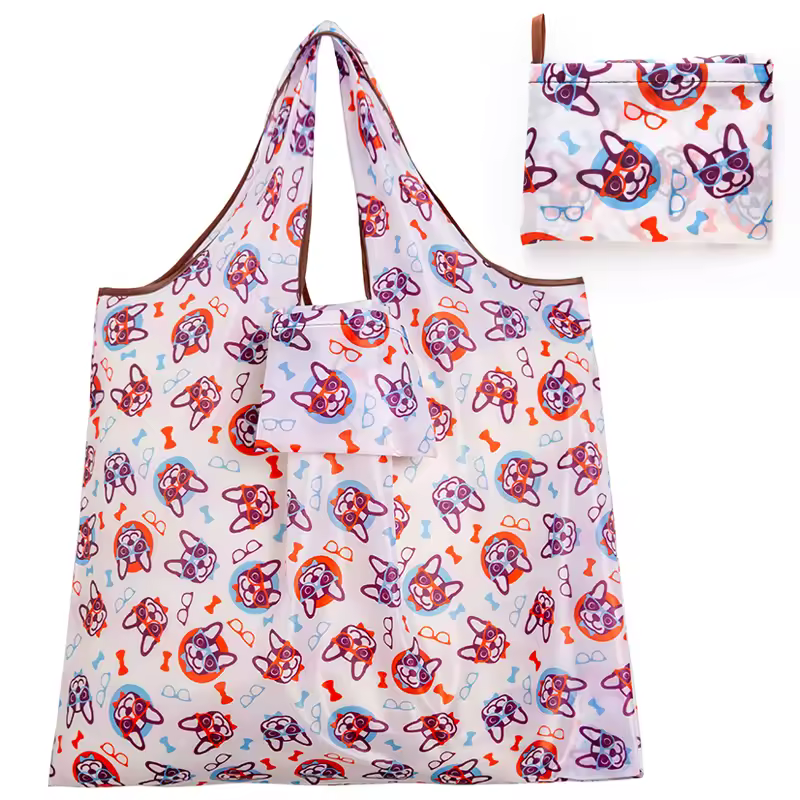 Big Size Thick Nylon Large Tote ECO Reusable Polyester Portable Shoulder Women's Handbags Folding Pouch Shopping Bag Foldable - Image 14