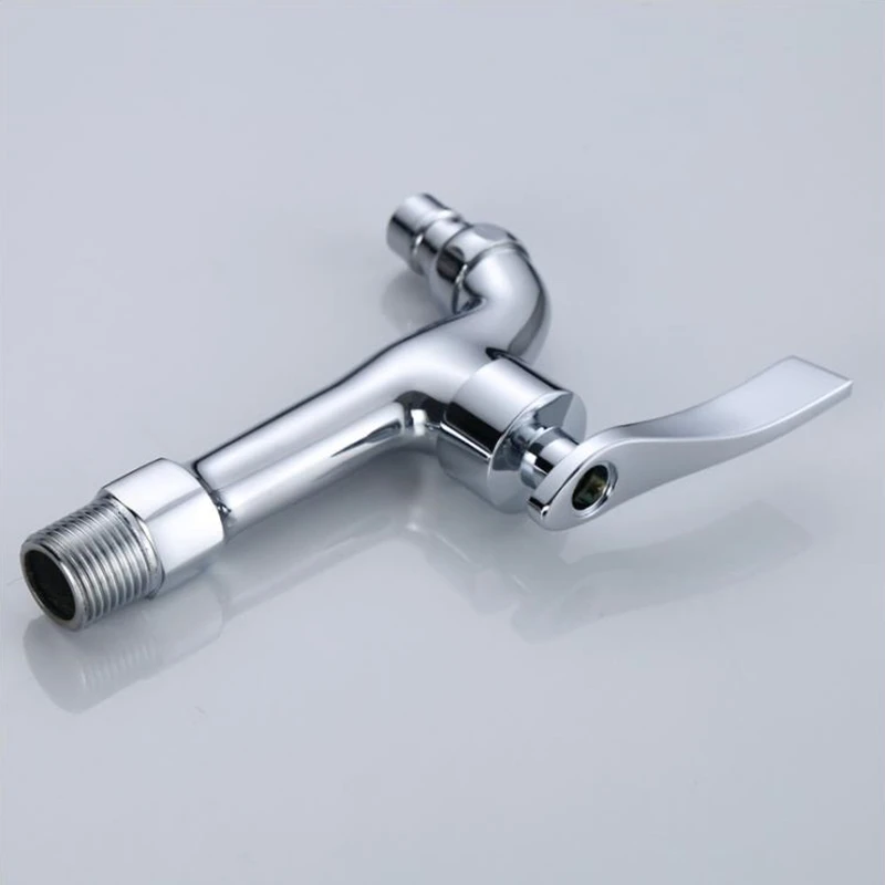 High Quality Brass Kitchen Bathroom Sink Tap Mop Pool Water Taps 17cm Long Outdoor Garden Faucet Tap Washing Machine Bibcock