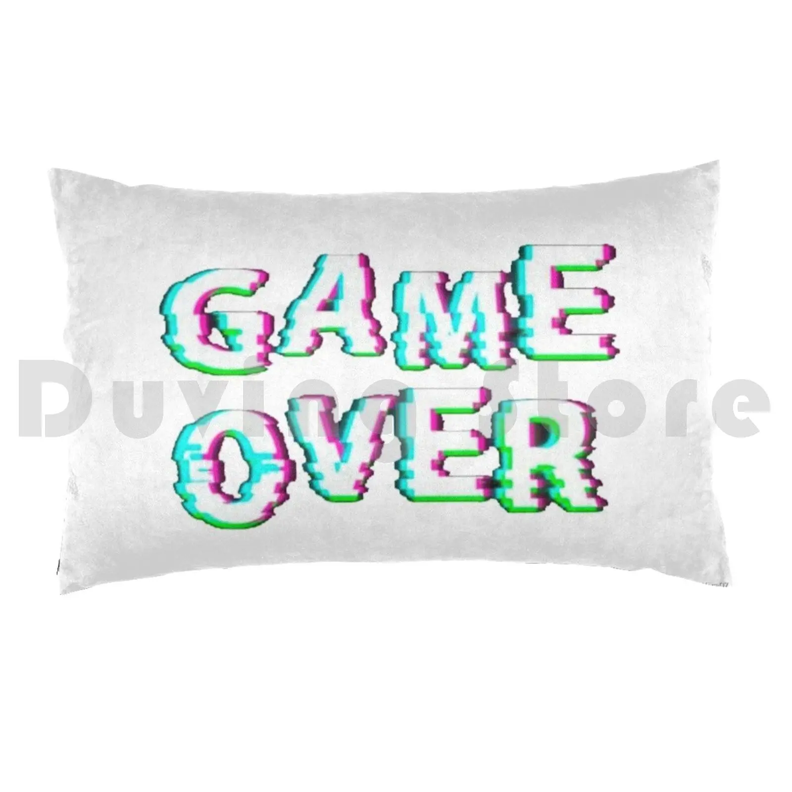 Game Over Pillow Case Printed 50x75 Game Over Game Bryant Myers Over Game Over Trailer Lyrics Y Not Studios