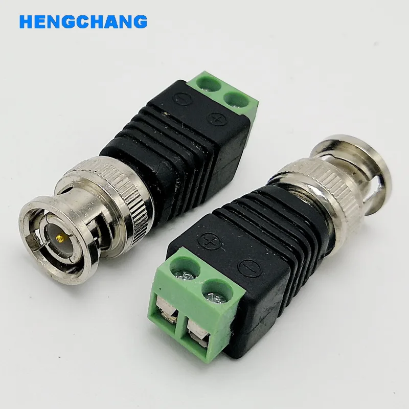 BNC Connector schroefbevestiging Cat5/Cat6 Coaxiale Kabel voor AHD Camera CVI Camera TVI Camera CCTV Camera 50 stuks