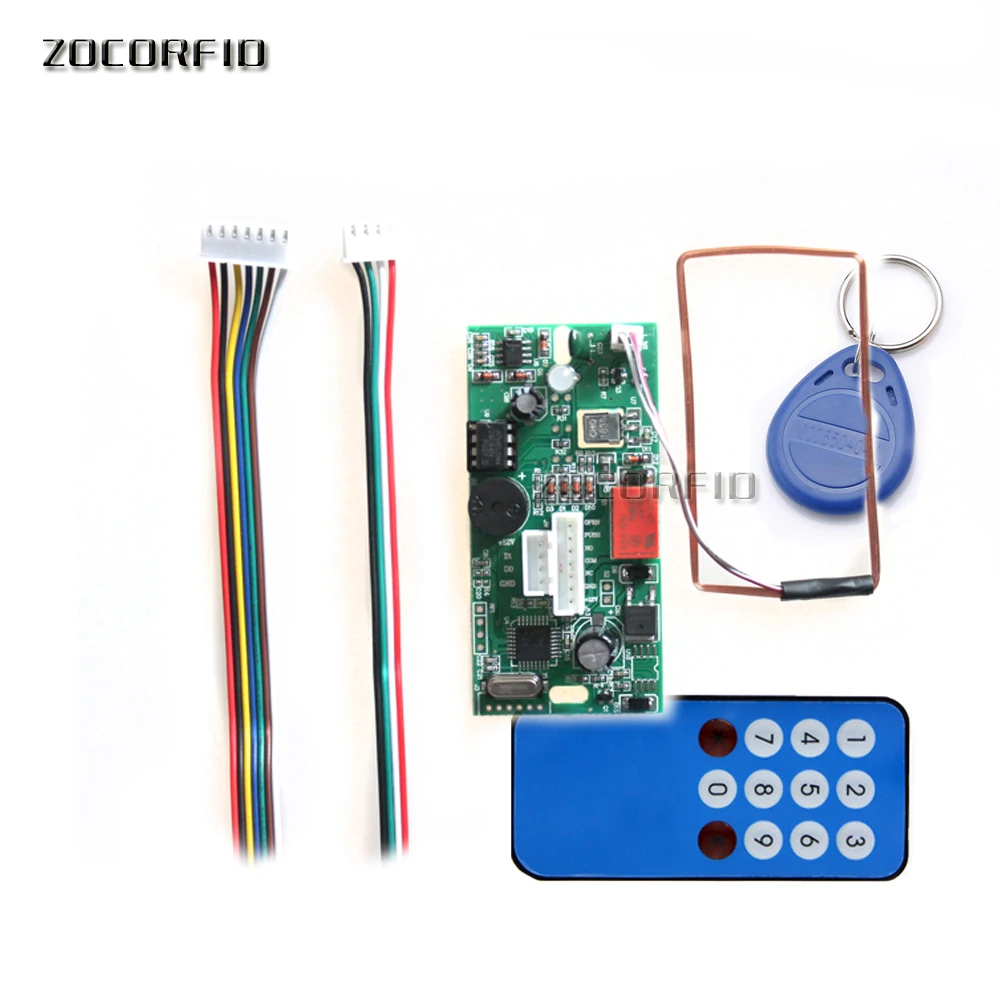 EMID Access Control Board 125KHZ RFID Embedded control board DC12V Normally open control board(Wg24 port reader)