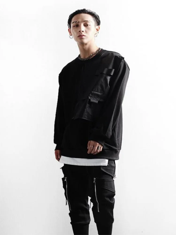 Men's Long Sleeve Hoodie Spring And Autumn New Fashion Color Design Casual Versatile Loose Large Size Hoodie
