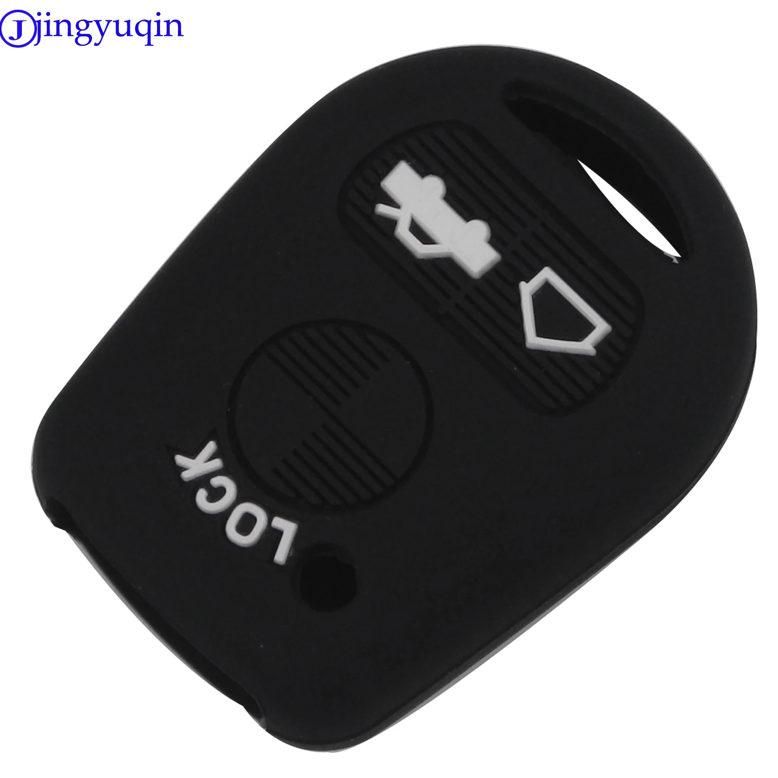 jingyuqin 3 Buttons Silicone Remote Car Key Cover Case Fob For BMW E31 E32 E34 E36 E38 E39 E46 Z3 Z4