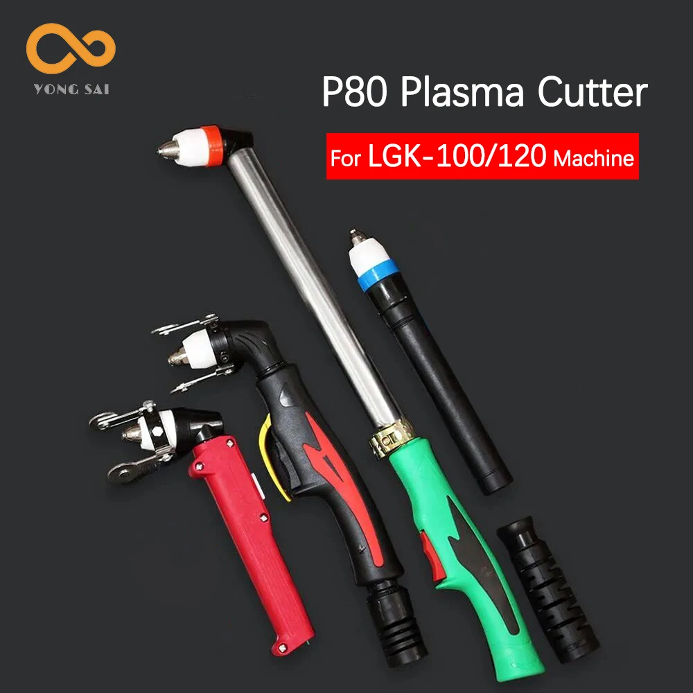 P80 Pilot Arc Plasma Cutting Torch Head P-80 Cutter Gun For LTP7000 LTP8000 LGK60 LGK80 LGK100