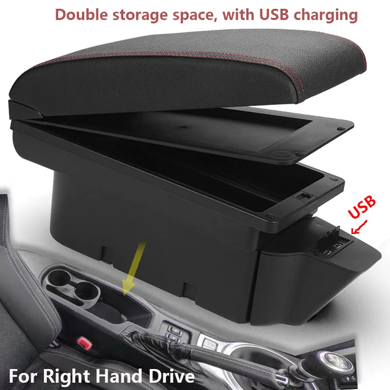 For Toyota 86 Armrest For Subaru Brz Car Armrest Box Right Hand Drive For Scion Fr-S Frs Gt86 2012-2020 storage box Auto parts