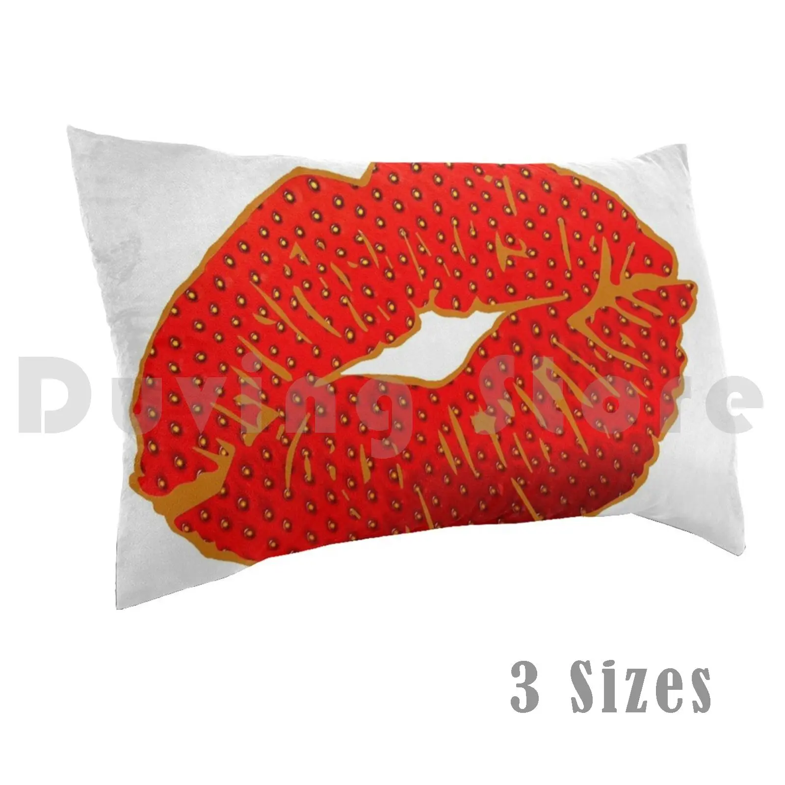 Edition Lips 04 Pillow Case DIY 50*70 Lips Mouth Jucy Kiss Kissing Danger Drops Please Strawberry Girppe Epidemic