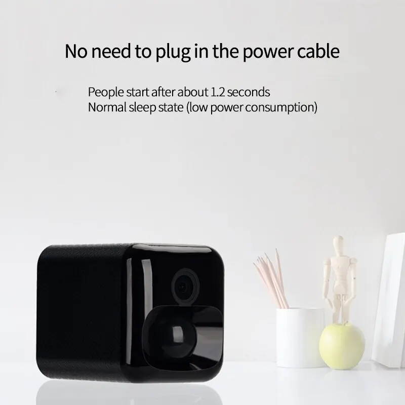 와이파이 1080P HD 카메라 충전식 배터리 무선 보안 나이트 비전 미니 캠