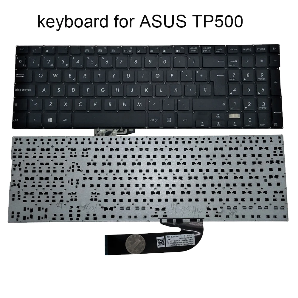 

Spanish laptop keyboard for ASUS TP500 TP500L TP500LA TP500LB TP500LN SP ES Spain replacement keyboards original MP-13F86E0-4421