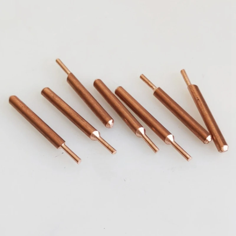 8Pcs Lassen Naald Aluminium Oxide 3Mm Excentrieke Staaf Lasmachine Lassen Pen Solderen Batterij Nikkel Plaat