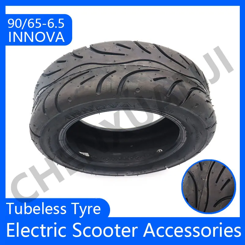 

High Quality Electric Scooter Accessories 90/65-6.5 Tubeless Tyre 11 Inch City Road Off-road Tire Inflatable Tubeless Tyre