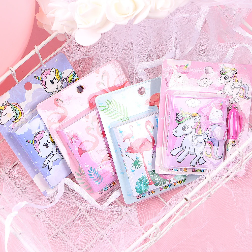 1 PC Cute Unicorn Flamingo Memo Pad Sticky Notes Memo Notepad Notebooks Gift Kawaii Stationery