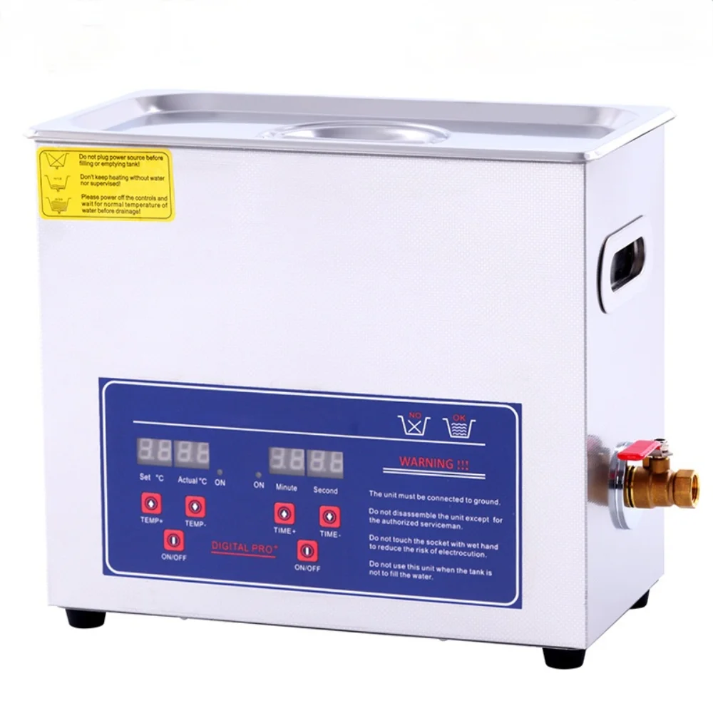 60W-240W Electric Digital 1.3L/2L/3.2L/6.5L/10L Large Capacity Ultrasonic Cleaner for Jewelry Teeth Stain Removal