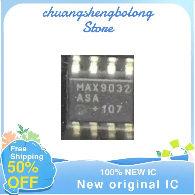 

5PCS MAX9032ASA+T SOP-8 New original IC Analog comparator IC chip